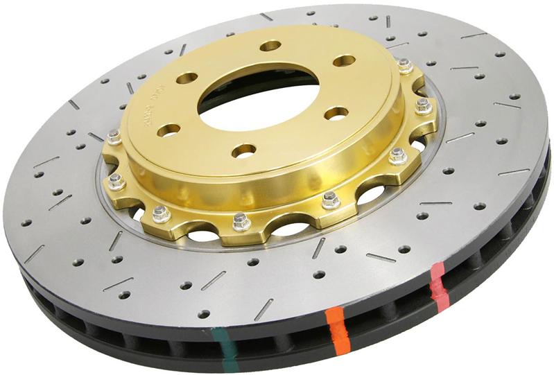 DBA 09-24 Nissan GTR Rear 5000 Series Drilled & Slotted Ring
