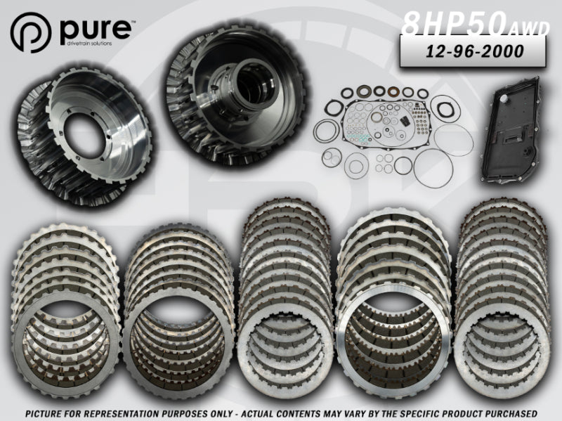 Pure Drivetrain 8HP50 High Performance Transmission Hard Parts Kit - AWD - Stage 2
