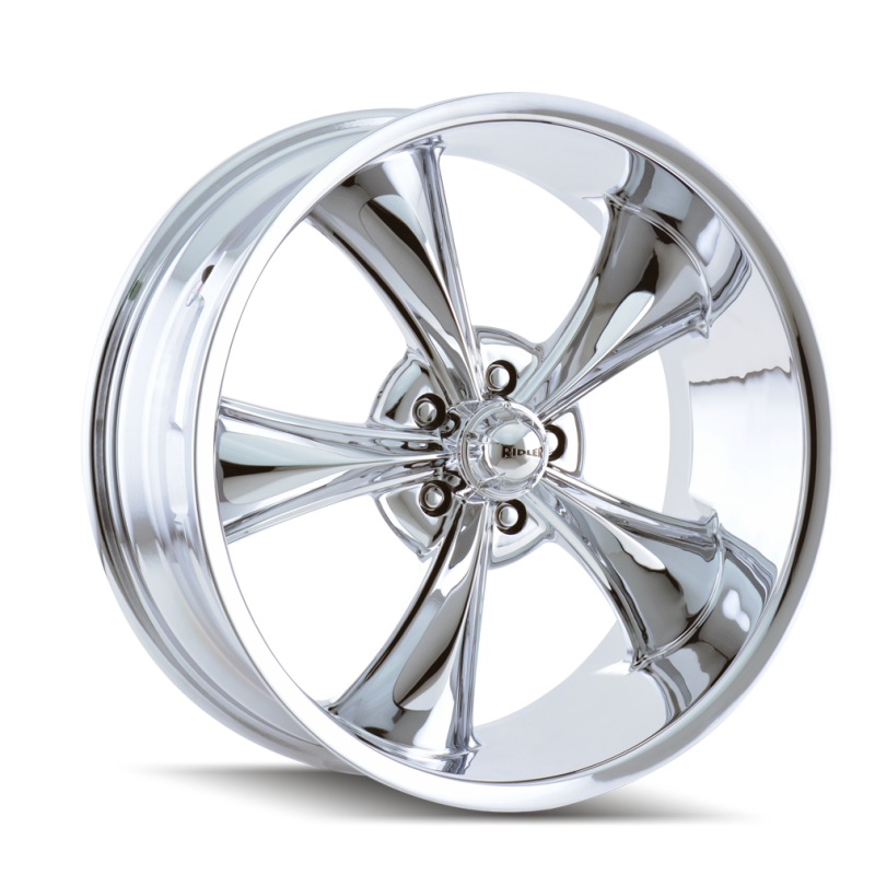 Ridler 695 17x7 / 5x120.65 BP / 0mm Offset / 83.82mm Hub Chrome Wheel