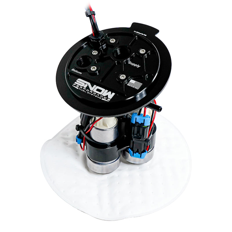 Snow Performance 2005+ Dodge Charger / 2005+ Dodge Challenger Race Fuel Hat - Dual Pump