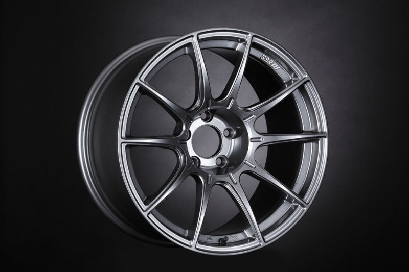 SSR GTX01 18x8.5 5x100 44mm Offset Dark Silver Wheel 02-05 WRX