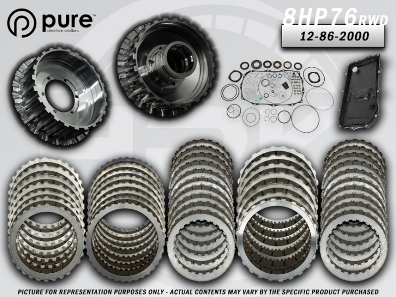 Pure Drivetrain 8HP76 High Performance Transmission Hard Parts Kit - RWD - Stage 2