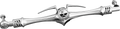 Kuryakyn Zombie Shift Linkage Chrome