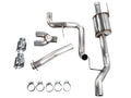 AWE Tuning 21-25 Ford F150 (14th Gen Reg Cab) Cat-Back Exhaust - 4.5in Dual Side Exit Chrome Tips