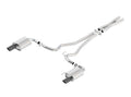 Borla Atak S Cat-Back 15-17 Ford Mustang GT 5.0L V8 MT/AT 2.5in pipe 4in tip (Black Chrome)