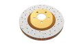 DBA 2009-2013 Cadillac CTS-V V Series Front Slotted T3 4000 Series Uni-Directional Rotor w/Black Hub