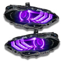 Oracle 18-21 Ford Mustang Dynamic DRL w/ Halo Kit & Sequential Turn Signal - ColorSHIFT