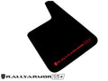 Rally Armor Universal Black UR Plus Mud Flap w/ Metallic Black Logo - Pair
