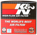 K&N Universal Rubber Filter 2-1/16in FLG 3-1/2in OD 4in H
