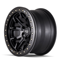 Dirty Life 9303 DT-1 17x9 / 5x127 BP / -12mm Offset / 78.1mm Hub Matte Black Wheel - Beadlock