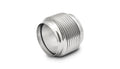 Vibrant SS Bellow Assembly w/ Solid Liner 4in inlet/outlet ID x 4in overall L Electro Polished
