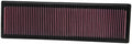 K&N Replacement Air Filter VOLKSWAGEN JETTA 2005-2010, RABBIT 2007-2009 2.5L L5