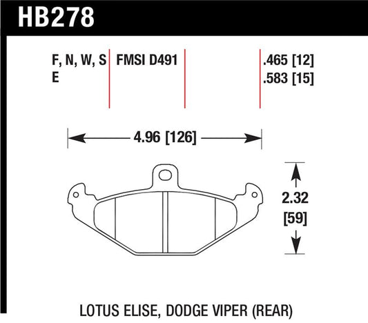 Hawk HPS Street Brake Pads