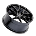 Kraze KR196 Evolve 20x9 / 5x114.3 BP / 35mm Offset / 72.62mm Hub Gloss Black Wheel