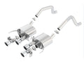 Borla 15 Chevy Corvette C7 ZO6 6.2L w/o AFM w/ NPP ATAK Quad RD RL IC Tips Center Rear Exit Exhaust