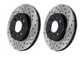 StopTech 08+ Subaru STI (Will Not Fit 05-07) Slotted & Drilled Sport Brake Rotor