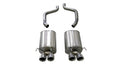 Corsa 2009-2013 Chevrolet Corvette C6 6.2L V8 Polished Xtreme Axle-Back Exhaust