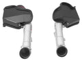 K&N 14-15 Infiniti Q50 3.7L V6 Dual Silver Typhoon Short Ram Intakes