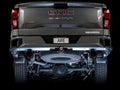 AWE Tuning 4th Gen GM 1500 5.3L 0FG Cat-Back Split Rear Exit (Flat Bumper) - Dual Diamond Tips
