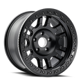 Dirty Life 9314 Canyon Race 17x9 / 8x165.1 BP / -12mm Offset / 130.8mm Hub Matte Black Wheel