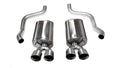 Corsa 2011-2014 Ford Mustang GT/Boss 302 5.0L V8 Polished Xtreme Axle-Back Exhaust
