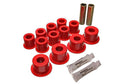 Energy Suspension 6/86-97 Nissan 720 & Hardbody Pickup 2WD Red Rear Leaf Spring Bushing Set