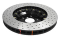 DBA 15-20 Ford Mustang GT Perf Package (380mm Front Rotor) Front 5000 Series Drilled Rotor w/Blk Hat