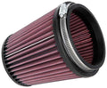 K&N Filter Universal Rubber Filter Round Tapered 4.5in Flange 5.875in Base 4.5 inch Top 6in Height