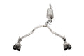 Corsa 2021-2025 Tahoe/GMC Yukon 4DR 5.3L 4WD Dual Rear 3in - 2.75in Sport Cat-Back DW 4in BLK Tips