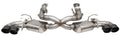 Corsa 2020-25 Corvette C8 3in Valved Cat-Back 4.5in Blk Quad Tips - Fits Factory Perf Exhaust w/ AFM
