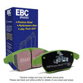 EBC 12-13 BMW 528 2.0 Turbo (F10) Performance Greenstuff Front Brake Pads