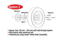 Eibach Pro-Spacer System 20mm Spacer - 2015 Ford Mustang Ecoboost / V6 / GT