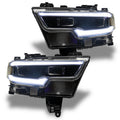 Oracle 19-21 RAM 1500 Projector LED Headlight DRL Kit - RGBW+A w/ BC1 Controller