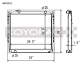 Koyo 95-04 Toyota Tacoma V6 4x4 Manual Radiator