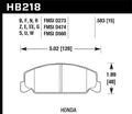 Hawk 88-89 Civic Si / 92-00 Civic CX / 88-00 DX / 98-00 GX HP Plus Street Front Brake Pads
