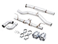 AWE Tuning Subaru BRZ/ Toyota GR86/ Toyota 86 Track Edition Cat-Back Exhaust- Chrome Silver Tips