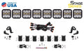 Diode Dynamics SS5 Pro Universal CrossLink 8-Pod Lightbar - White Combo
