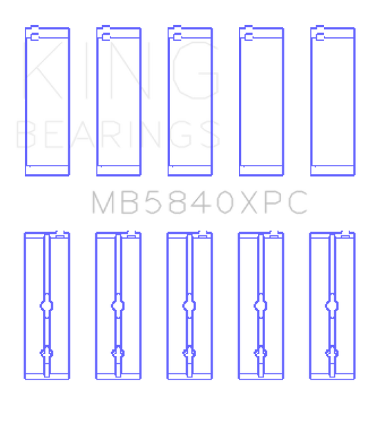King Engine Bearings Chrysler 300 Srt8 Main Bearing Set