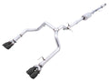 AWE Tuning 4th Gen GM 1500 5.3L 0FG Cat-Back Split Rear Exit (w/ Bumper Cutouts) - Quad Diamond Tips