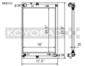Koyo 2016 Mazda MX-5 Miata 2.0L I4 (MT) Aluminum Radiator