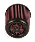 K&N Filter Universal X Stream Clamp-On 3 inch Flange 6 inch Base 5 inch Top 5 9/16 inch Height