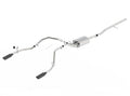 Borla 14 Silv/Sierra C/B Exhaust ATAK 1500 5.3L V8 AT/MT 2&4WD Ext Cab (78.7) WB - Black Chrome