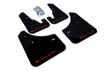 Rally Armor 04-09 Mazda3/Speed3 Basic Black Mud Flap w/ Black Logo