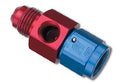 Russell Performance 3/8in SAE Quick Disc Female to -6 Hose Black 90 Degree Hose End