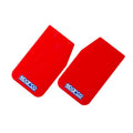 Sparco Mud Flap Pair Red