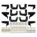 Westin 07-18 Jeep Wrangler JK Unlimited Outlaw Drop Nerf Step Bars - Textured Black