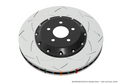 DBA 05-10 Ford Mustang GT V8 Shelby Edition Front Slotted 5000 Series 2 Piece Rotor w/ Black Hat