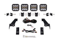 Diode Dynamics Jeep JL SS5 4-Pod CrossLink Grille Lightbar Kit Pro - White Combo