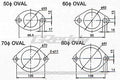 GReddy 80mm Oval Exhaust Gasket