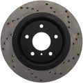 StopTech 08-09 Infiniti EX35 / 05-08 G35 / 09 G37 / 06-09 M35/M45 Drilled Left Front Rotor